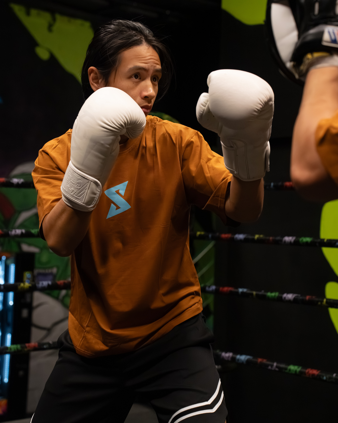 'Let's Work' Oversized T-Shirt (Clay)