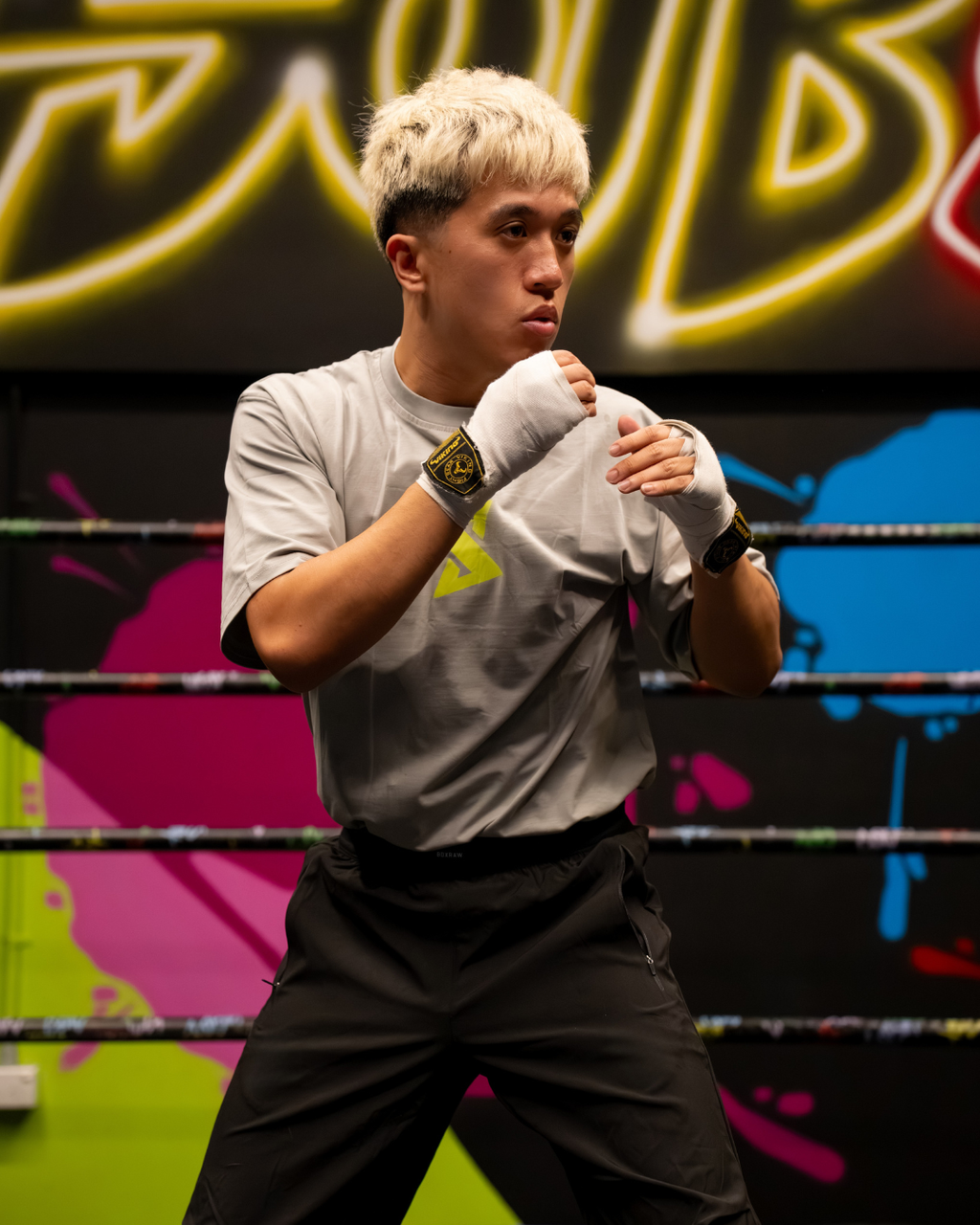 'Let's Work' Oversized T-Shirt (Acid)