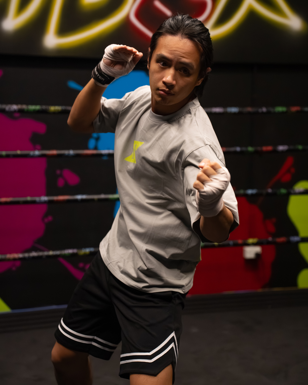 'Let's Work' Oversized T-Shirt (Acid)